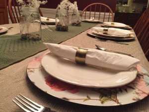 This is as "Pinterest" as it gets at Thanksgiving.